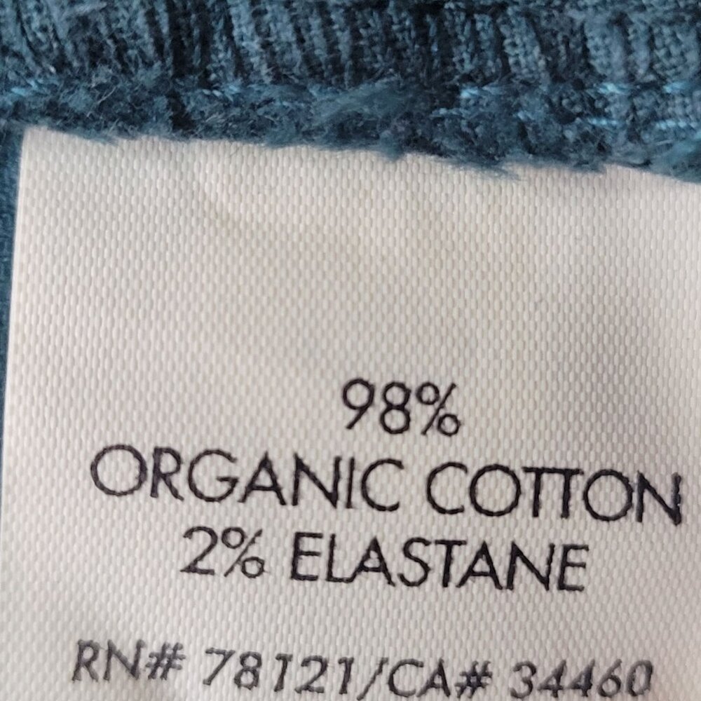 Eileen Fisher Women Aegean Organic Cotton Stretch Twill Skinny Jean Size 18 NWT - Picture 11 of 11